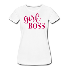 Load image into Gallery viewer, Girl Boss Premium T-Shirt - white
