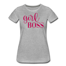 Load image into Gallery viewer, Girl Boss Premium T-Shirt - heather gray
