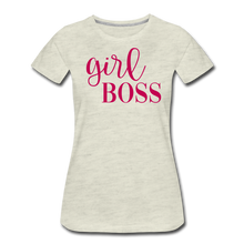 Load image into Gallery viewer, Girl Boss Premium T-Shirt - heather oatmeal
