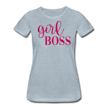 Load image into Gallery viewer, Girl Boss Premium T-Shirt - heather ice blue
