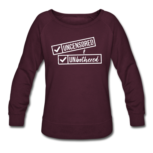 Women’s Crewneck Sweatshirt - plum