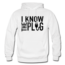 Load image into Gallery viewer, The Plug Adult Hoodie - white
