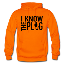 Load image into Gallery viewer, The Plug Adult Hoodie - orange
