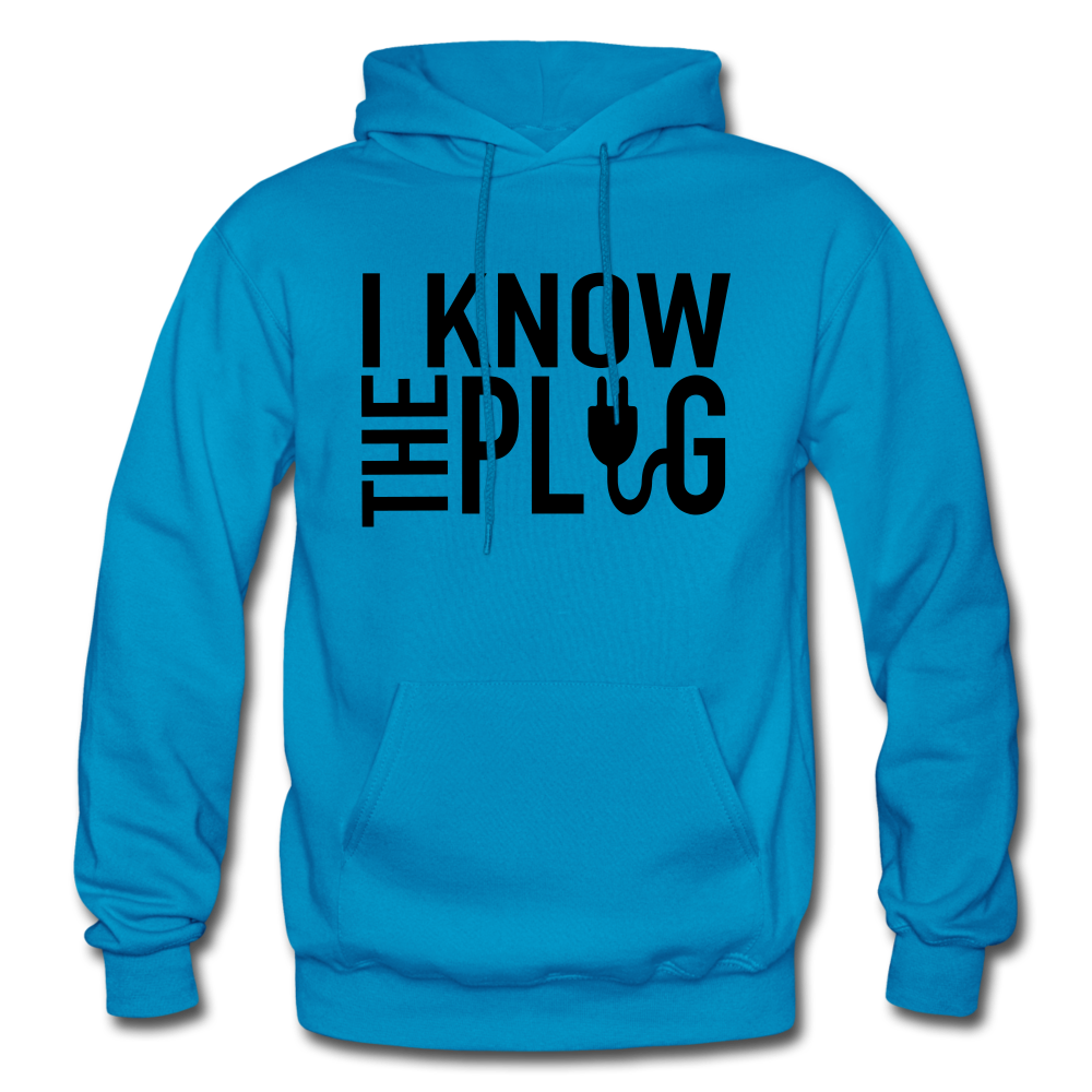 The Plug Adult Hoodie - turquoise