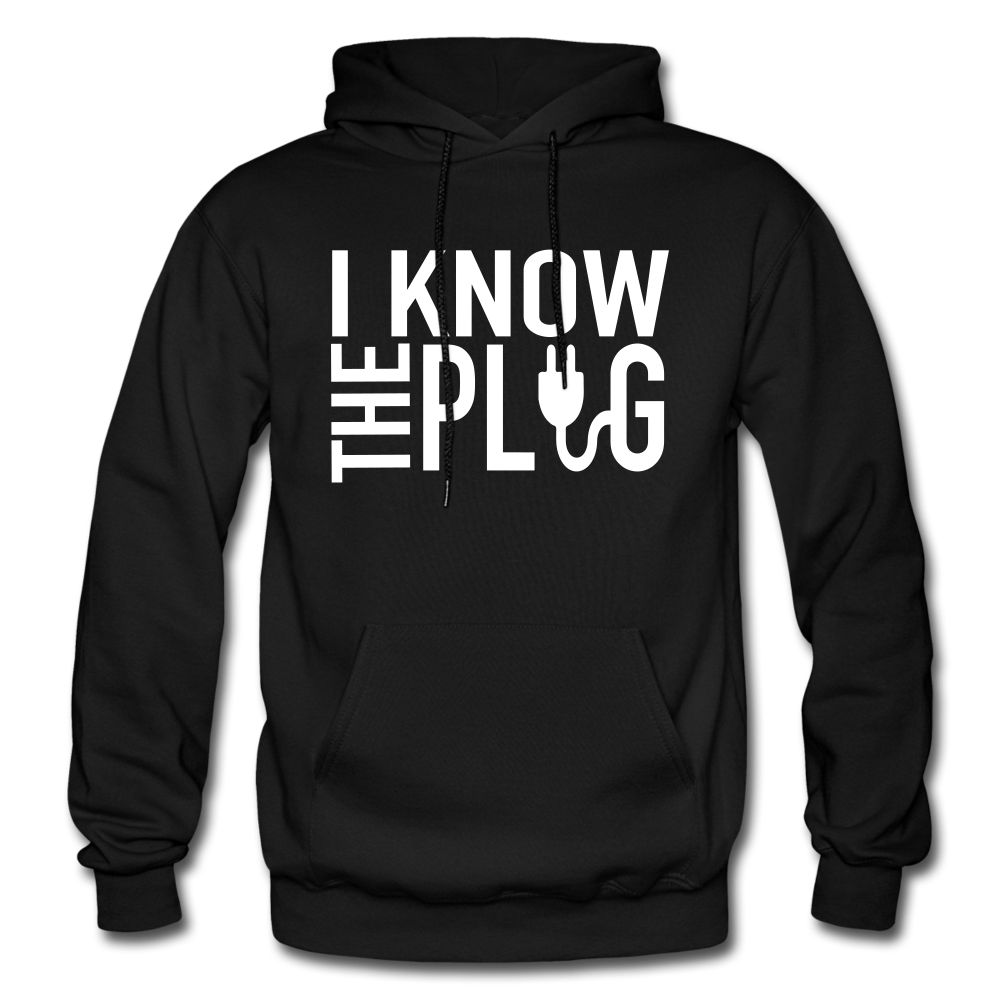 The Plug Adult Hoodie - black