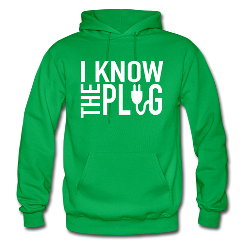 The Plug Adult Hoodie - kelly green