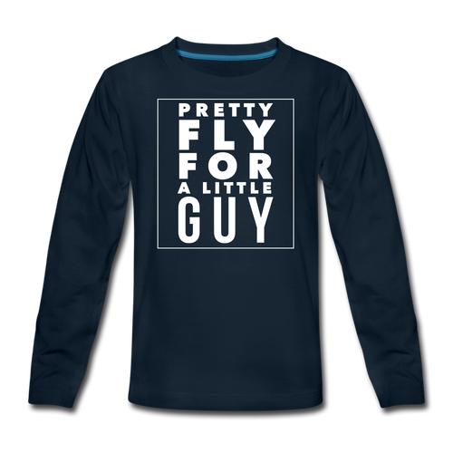 Pretty Fly Kids' Premium Long Sleeve T-Shirt - deep navy