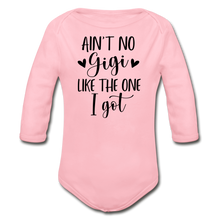 Load image into Gallery viewer, My Gigi Long Sleeve Baby Bodysuit - light pink
