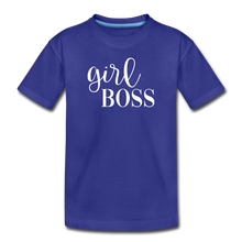 Load image into Gallery viewer, Girl Boss Kids&#39; Premium T-Shirt - royal blue
