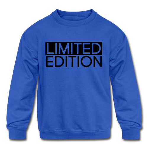 Limited Edition Kids' Crewneck Sweatshirt - royal blue