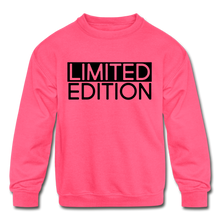 Load image into Gallery viewer, Limited Edition Kids&#39; Crewneck Sweatshirt - neon pink
