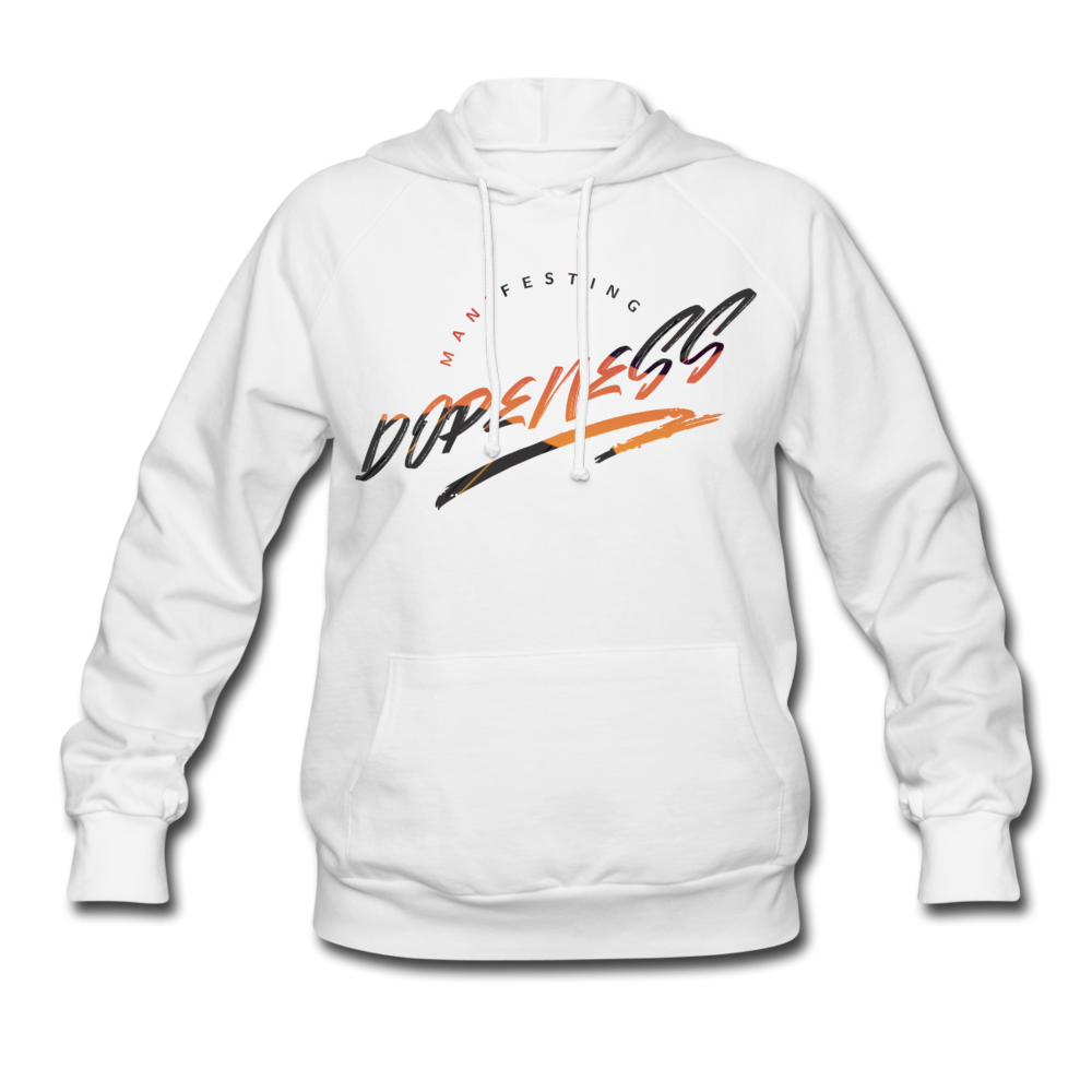 Manifesting Women's Hoodie - white