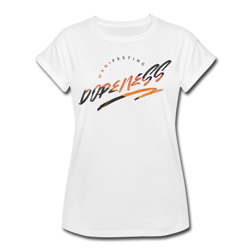 Manifesting Women's Relaxed Fit T-Shirt - white