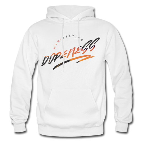 Manifesting Men's Hoodie - white