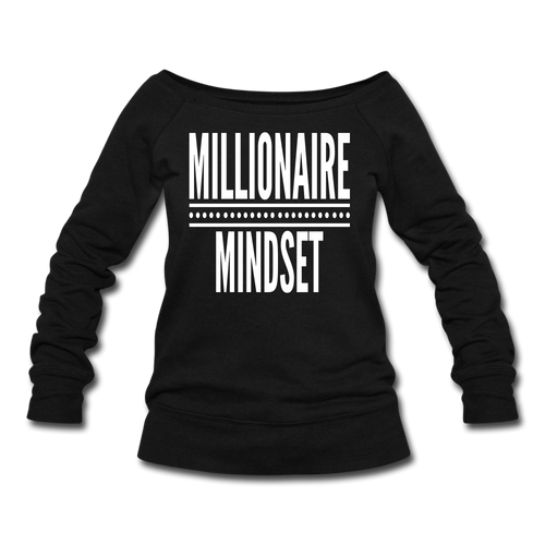 Millionaire Wideneck Sweatshirt - black