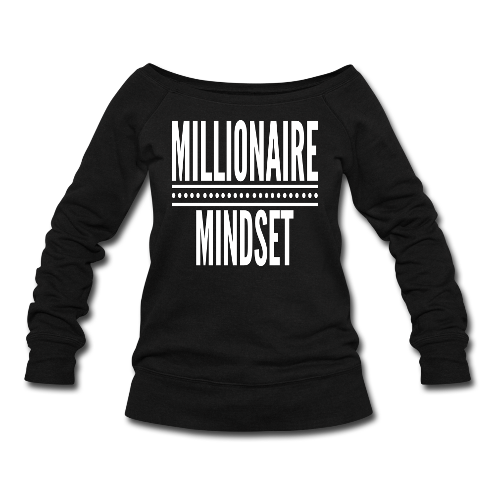 Millionaire Wideneck Sweatshirt - black