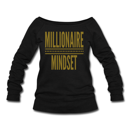 Millionaire Wideneck Sweatshirt - black