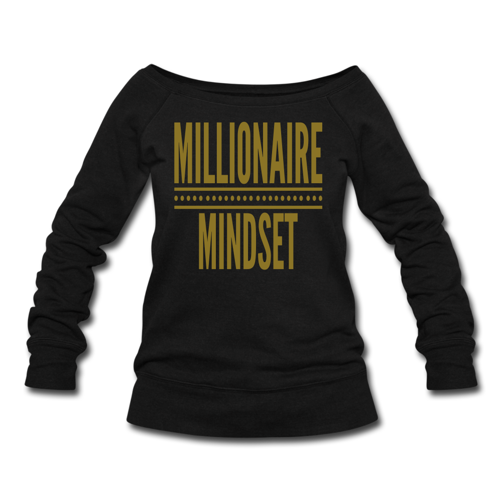 Millionaire Wideneck Sweatshirt - black