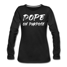 Load image into Gallery viewer, Dope Women&#39;s Premium Long Sleeve T-Shirt - black
