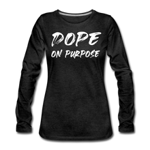 Load image into Gallery viewer, Dope Women&#39;s Premium Long Sleeve T-Shirt - charcoal gray
