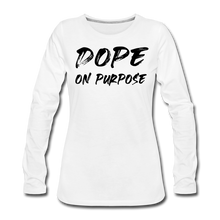 Load image into Gallery viewer, Dope Women&#39;s Premium Long Sleeve T-Shirt - white
