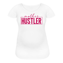 Load image into Gallery viewer, Mother Hustler Women’s Maternity T-Shirt - white
