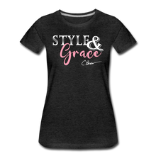 Load image into Gallery viewer, Style &amp; Grace Women’s Premium T-Shirt - charcoal gray
