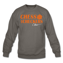 Load image into Gallery viewer, Chess Not Checkers Crewneck Sweatshirt - asphalt gray
