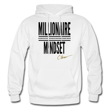 Load image into Gallery viewer, Millionaire Mindset Adult Hoodie (Limited Edition) - white
