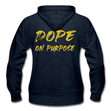 Load image into Gallery viewer, Dope On Purpose Women&#39;s Zip Hoodie (Limited Edition) - navy
