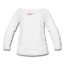 Load image into Gallery viewer, Boss-ish Wideneck Sweatshirt (limited Edition) - white
