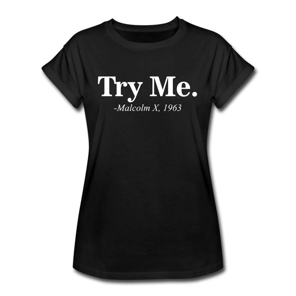 Try Me Relaxed Fit T-Shirt - black