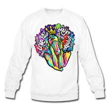 Load image into Gallery viewer, Melanin Crewneck Sweatshirt - white
