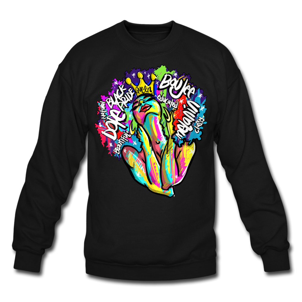 Melanin Crewneck Sweatshirt - black