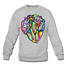 Load image into Gallery viewer, Melanin Crewneck Sweatshirt - heather gray
