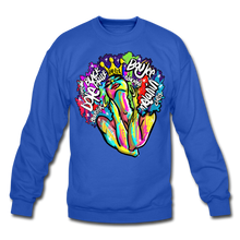 Load image into Gallery viewer, Melanin Crewneck Sweatshirt - royal blue
