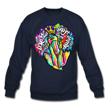 Load image into Gallery viewer, Melanin Crewneck Sweatshirt - navy
