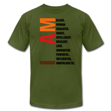 Load image into Gallery viewer, I AM Unisex Jersey T-Shirt - olive
