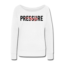 Load image into Gallery viewer, Apply Pressure Wideneck Sweatshirt (Limited Edition) - white
