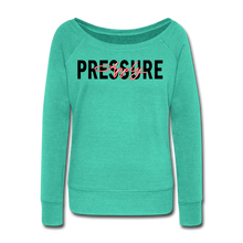 Load image into Gallery viewer, Apply Pressure Wideneck Sweatshirt (Limited Edition) - teal
