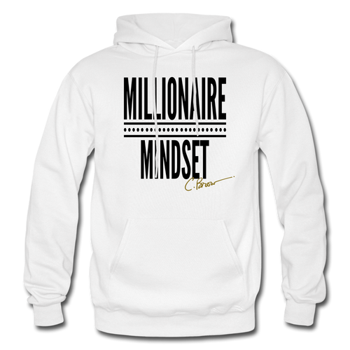 Millionaire Mindset Adult Hoodie (Limited Edition) - white