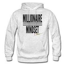 Load image into Gallery viewer, Millionaire Mindset Adult Hoodie (Limited Edition) - light heather gray
