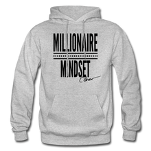 Load image into Gallery viewer, Millionaire Mindset Adult Hoodie (Limited Edition) - heather gray
