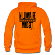 Load image into Gallery viewer, Millionaire Mindset Adult Hoodie (Limited Edition) - orange
