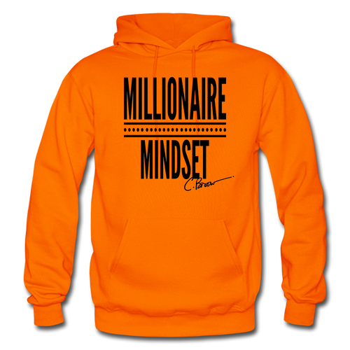 Millionaire Mindset Adult Hoodie (Limited Edition) - orange