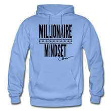 Load image into Gallery viewer, Millionaire Mindset Adult Hoodie (Limited Edition) - carolina blue
