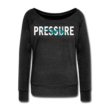 Load image into Gallery viewer, Apply Pressure Wideneck Sweatshirt (Limited Edition) - heather black
