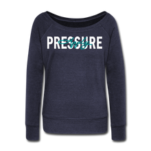 Load image into Gallery viewer, Apply Pressure Wideneck Sweatshirt (Limited Edition) - melange navy
