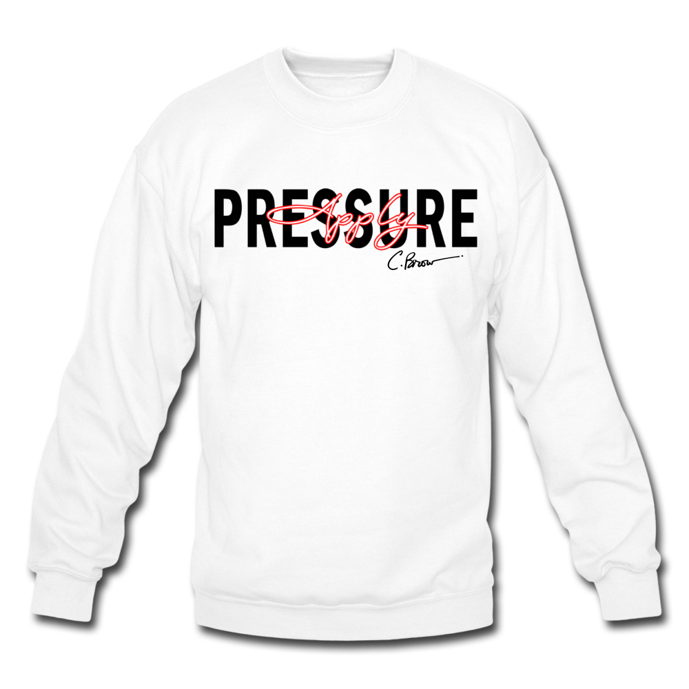 Apply Pressure Crewneck Sweatshirt - white